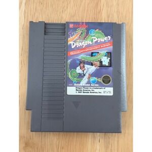 Dragon Power Nintendo NES 1987 Bandai Action Game Cartridge NES-DP-USA